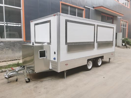 Mobiele bar koffie mandje mobiele foodtruck met volledig uitgeruste BBQ concession trailer