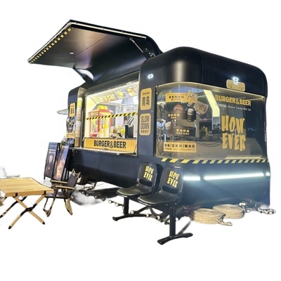 Elektrisch systeem Concessies geven Gebruikte Voedsel Truck Trailer Voedsel Auto