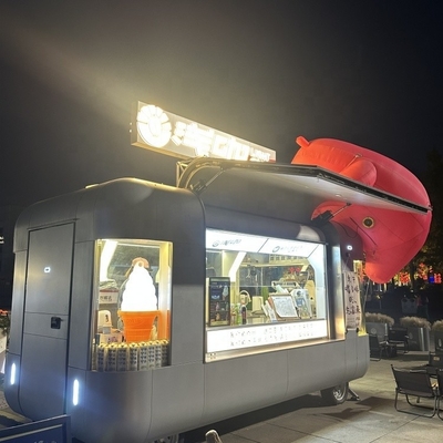 Elektrisch systeem Concessies geven Gebruikte Voedsel Truck Trailer Voedsel Auto