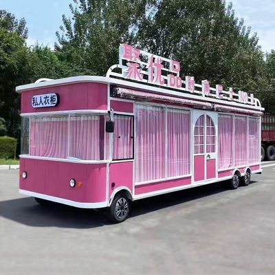 Elektrische mobiele kledingtrailer voor kleding van mannen, vrouwen en kinderen
