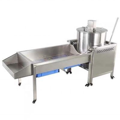 Materiaal 304 roestvrij staal karamel popcorn machine 15% energiebesparing op de beurs van Canton