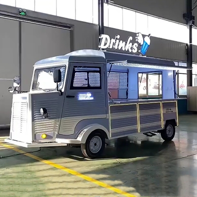3KW-20KW Elektrische mobiele bestelwagen voor fastfood Snacks Dranken en koffie Raw Material Sojabonen