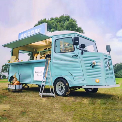 3KW-20KW Elektrische mobiele bestelwagen voor fastfood Snacks Dranken en koffie Raw Material Sojabonen