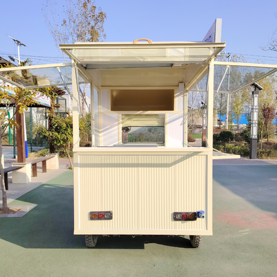 Multifunctionele 3.0kw elektrische driewieler voor mobiele fastfood drankjes en snacks verkoop