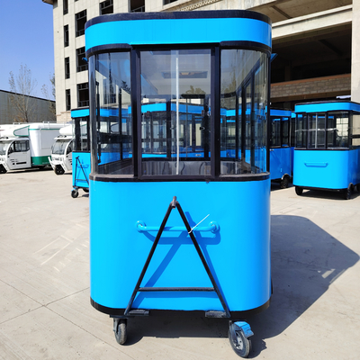 Outlet Mobile Fast Food Cart voor Snacks Dranken IJs Koffie Melk Thee en Fruitsap