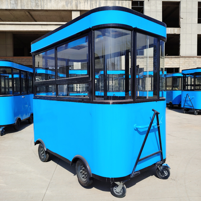 Outlet Mobile Fast Food Cart voor Snacks Dranken IJs Koffie Melk Thee en Fruitsap