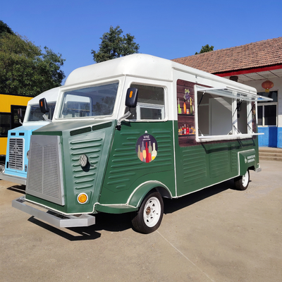 Op maat gemaakte elektrische mobiele bestelwagen Fast Food Snack Catering Drinks Koffie Truck Trailer Cart