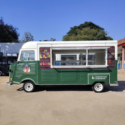 Op maat gemaakte elektrische mobiele bestelwagen Fast Food Snack Catering Drinks Koffie Truck Trailer Cart