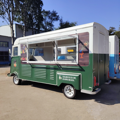 Op maat gemaakte elektrische mobiele bestelwagen Fast Food Snack Catering Drinks Koffie Truck Trailer Cart