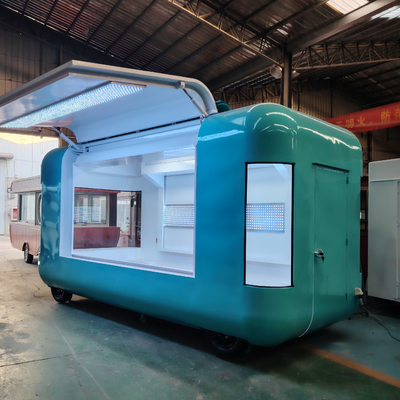 Multifunctionele elektrische mobiele winkeltruck met food- en snacktrailer