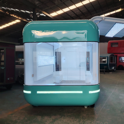 Multifunctionele elektrische mobiele winkeltruck met food- en snacktrailer