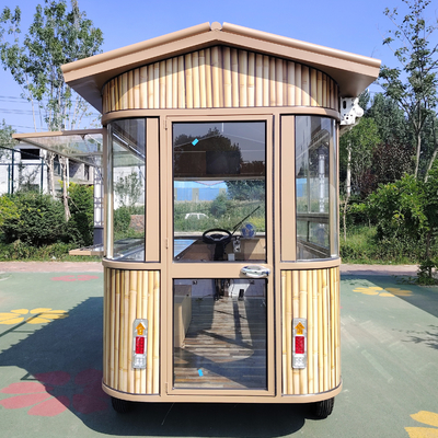 Elektrische mobiele gebakken kip combo met cola drank koffie ijs melk thee en snacks