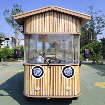 Elektrische mobiele gebakken kip combo met cola drank koffie ijs melk thee en snacks