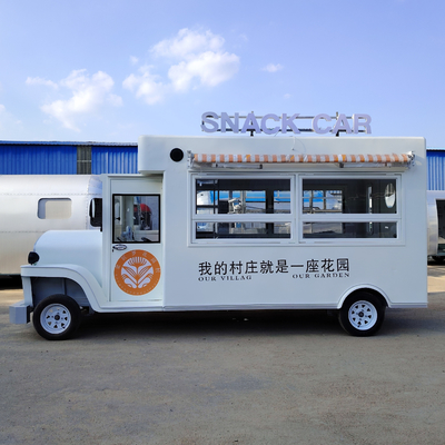 Mobiele elektrische fastfood snack catering ijs koffie truck trailer boetiek 1500kg