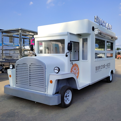 Mobiele elektrische fastfood snack catering ijs koffie truck trailer boetiek 1500kg