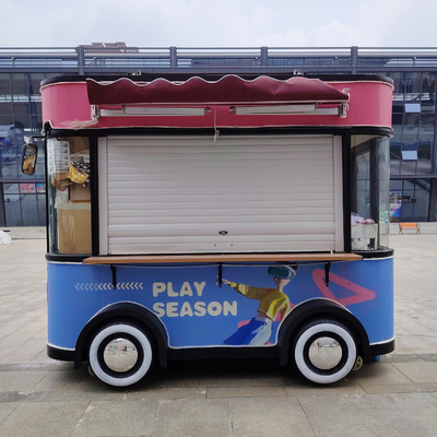 3.0kw Elektrisch mobiel Fast Food Snack Beverage IJs Cream Catering Trailer Truck Kiosk Cart