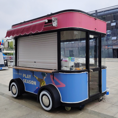3.0kw Elektrisch mobiel Fast Food Snack Beverage IJs Cream Catering Trailer Truck Kiosk Cart