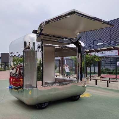Retail Multifunctionele elektrische mobiele kledingwinkel Voedsel Snack trailer Boetiekmandje