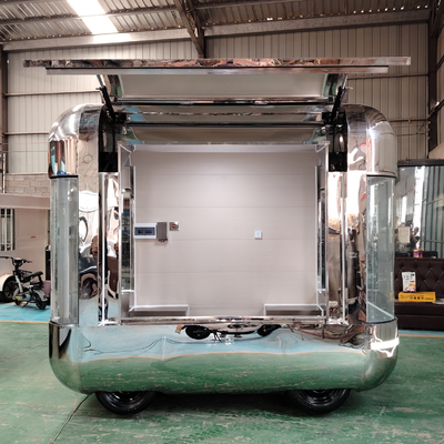 Retail Multifunctionele elektrische mobiele kledingwinkel Voedsel Snack trailer Boetiekmandje