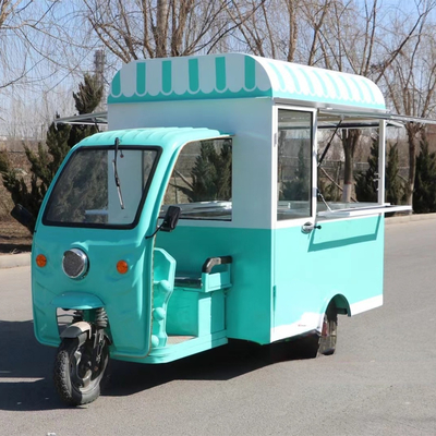 Multipurpose mobiele elektrische fastfood snack driewieler met drie wielen 40 km/uur snelheid