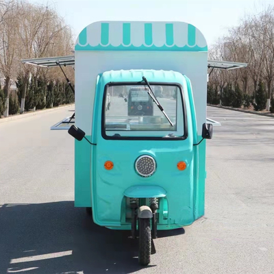 Multipurpose mobiele elektrische fastfood snack driewieler met drie wielen 40 km/uur snelheid