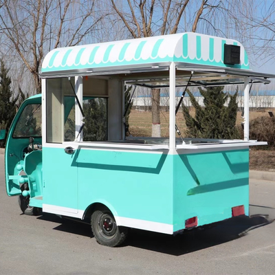 Multipurpose mobiele elektrische fastfood snack driewieler met drie wielen 40 km/uur snelheid