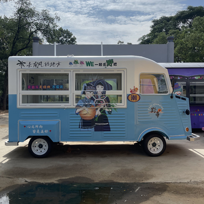 Multifunctionele elektrische mobiele bestelwagen Fastfood Snack Catering Drinks Koffie Truck Trailer Cart