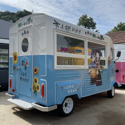 Multifunctionele elektrische mobiele bestelwagen Fastfood Snack Catering Drinks Koffie Truck Trailer Cart