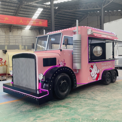 Volledige keukenapparatuur Fastfood Snack Catering IJsroom Koffie Truck Trailer