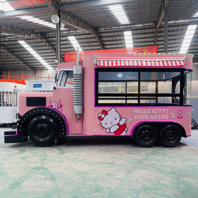 Volledige keukenapparatuur Fastfood Snack Catering IJsroom Koffie Truck Trailer