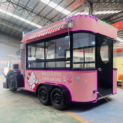Elektrische mobiele keukenapparatuur voor fastfood, snacks, catering, ijs en koffie