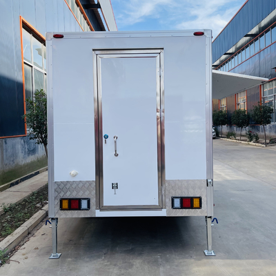 Multifunctionele mobiele vierkante stijl Fast Food Snack Alcoholische dranken IJs Trailer