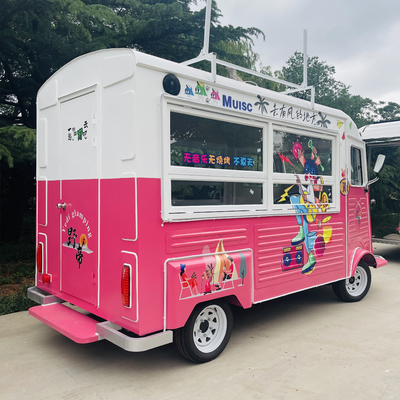 2023 Outlet Multifunctionele elektrische mobiele bestelwagen voor fastfood Snacks Dranken en koffie