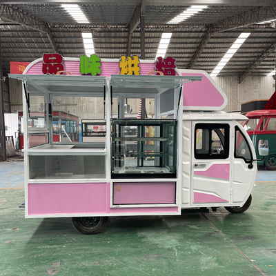 110v/220v Spanningsboerderijen Multifunctioneel Mobiele Elektrische Fast Food Snack Driewieler Pedicab