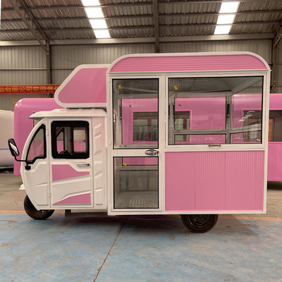 110v/220v Spanningsboerderijen Multifunctioneel Mobiele Elektrische Fast Food Snack Driewieler Pedicab