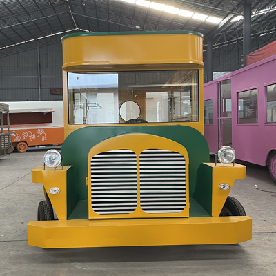 Op maat gemaakte elektrische mobiele straat Fast Food Snack Catering Van Truck Trailer Kiosk