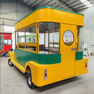 Op maat gemaakte elektrische mobiele straat Fast Food Snack Catering Van Truck Trailer Kiosk