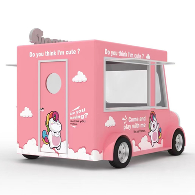 Elektrische mobiele foodtruck voor koelde dranken ijs en voedseldistributie