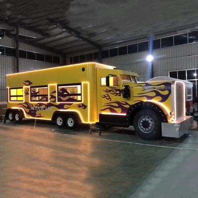 Fastfood Snack Drank Koffie Melk Thee Restaurant Catering Van Truck Trailer Cart