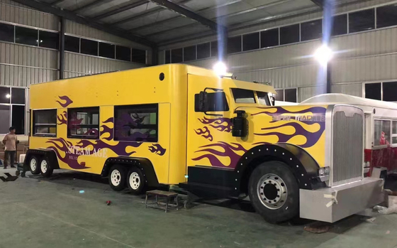 Fastfood Snack Drank Koffie Melk Thee Restaurant Catering Van Truck Trailer Cart