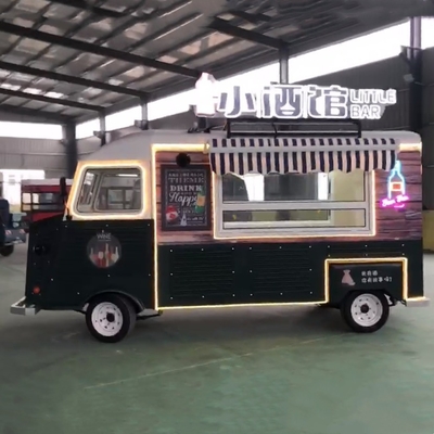 Snack Food 2023 Multifunctionele elektrische mobiele bestelwagen Fastfood Catering Drinks Koffie Truck Trailer Cart