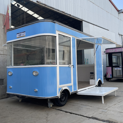 Elektrische mobiele goederen Dagelijkse benodigdheden Kleinhandel Winkel Voedsel Snack Truck Trailer Cart