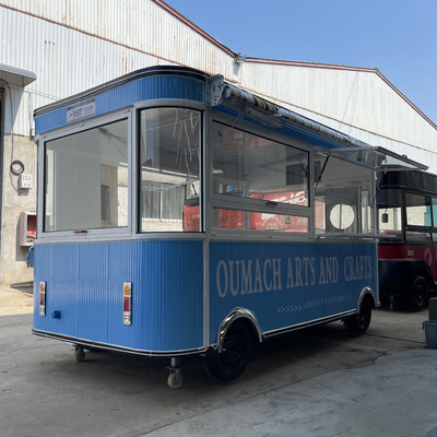 Elektrische mobiele goederen Dagelijkse benodigdheden Kleinhandel Winkel Voedsel Snack Truck Trailer Cart
