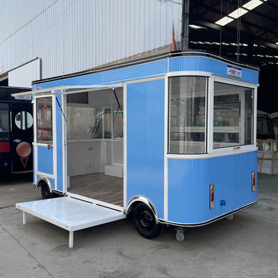 Elektrische mobiele goederen Dagelijkse benodigdheden Kleinhandel Winkel Voedsel Snack Truck Trailer Cart