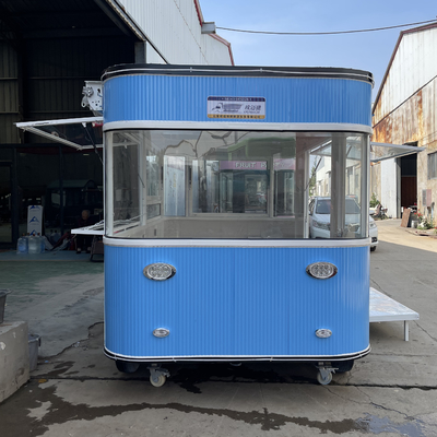 Elektrische mobiele goederen Dagelijkse benodigdheden Kleinhandel Winkel Voedsel Snack Truck Trailer Cart