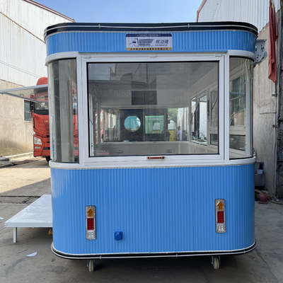 Elektrische mobiele goederen Dagelijkse benodigdheden Kleinhandel Winkel Voedsel Snack Truck Trailer Cart