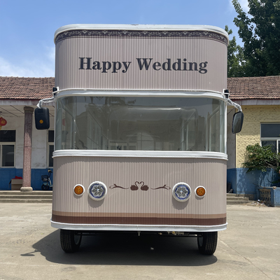Elektrische mobiele trouwfoto Commodity and Retail Shop Food Snack Trailer Boutique Cart