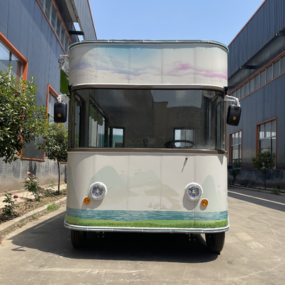 Elektrisch mobiele goederenhandel Bloemen planten Bonsai winkel Truck trailer voor wijnhuis