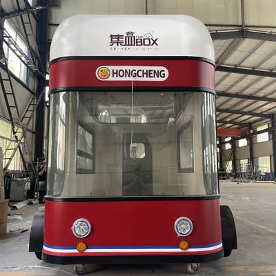 Mobiele verkoop van Fruit Salad Drank Koffie Melk Thee Bier IJs Truck Mobiele kar