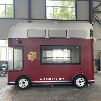 Mobiele verkoop van Fruit Salad Drank Koffie Melk Thee Bier IJs Truck Mobiele kar